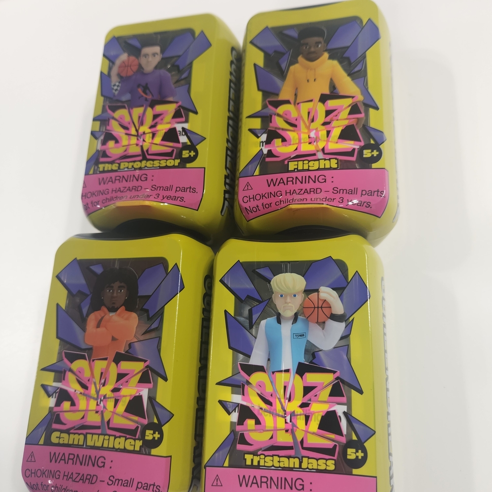 Set Of 4 ScreenBreakZ SportZ Collectible Figures, Flight SportZ, Unique Designs - Picture 2 of 15